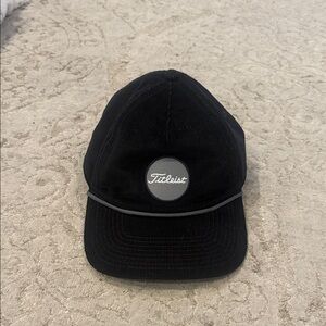 Titleist Black Corduroy and Gray Hat